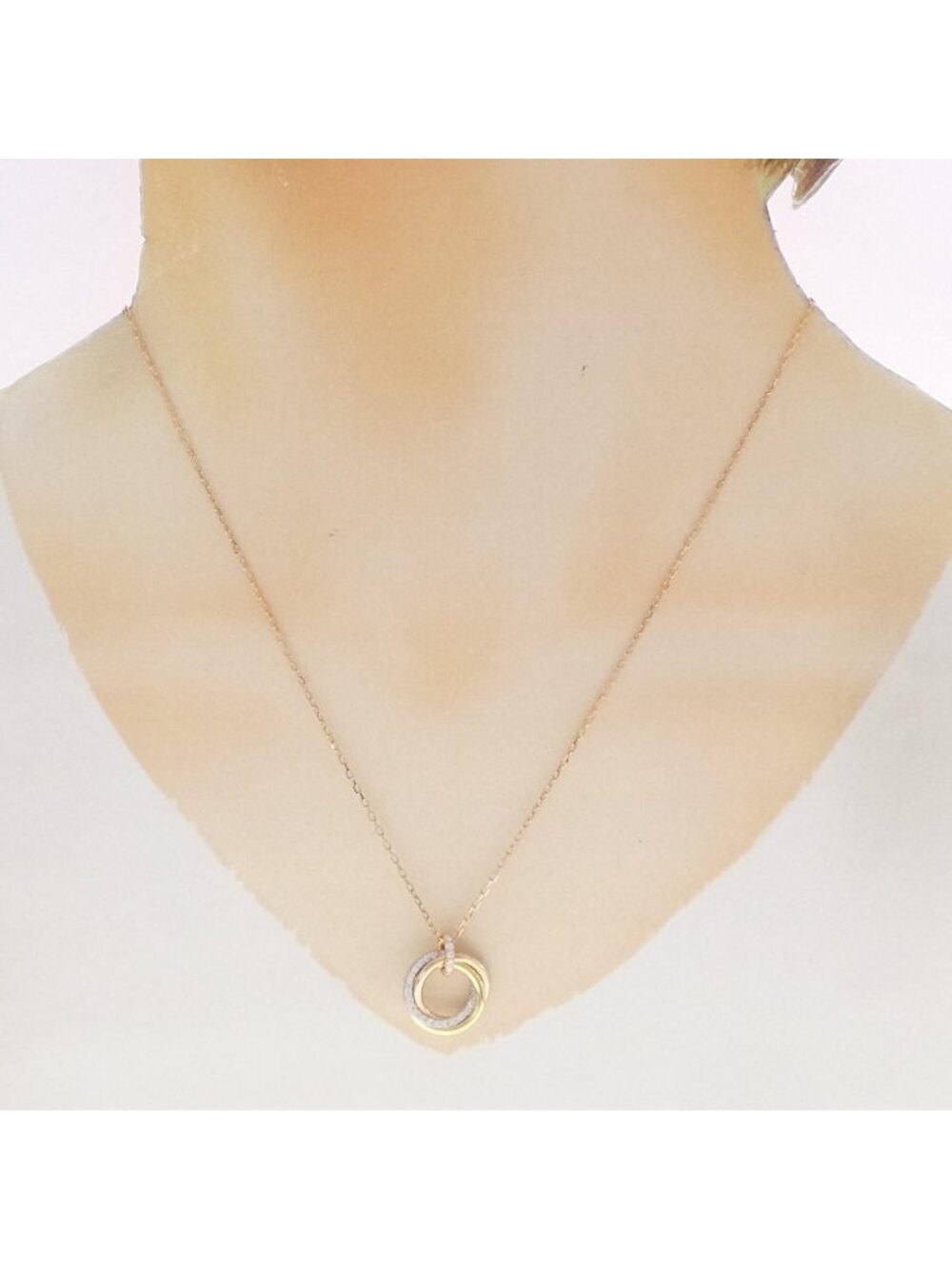 Cartier Trinity Necklace Pink View 6